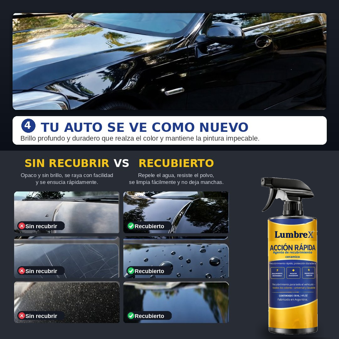 LUMBREX 2X1 | RECUBRIMIENTO CERAMICO HIDROFOBICO